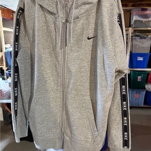 Nike Gray Zip-Up Hoodie